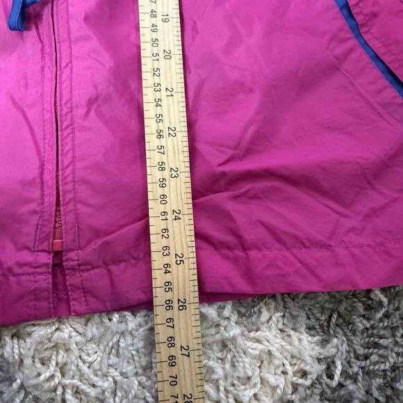 Vintage Eddie Bauer Pink Windbreaker Jacket. Vibrant Pink. Womens Large. - Picture 7 of 8